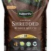 Rubberific Rubberific premium shredded rubber mulch 0.8-cu ft Dark Brown Rubber Mulch