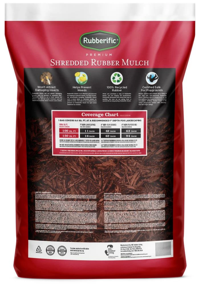 Rubberific 0.8-cu ft Red Rubber Mulch 2 Rubberific 0.8-cu ft Red Rubber Mulch - Image 2