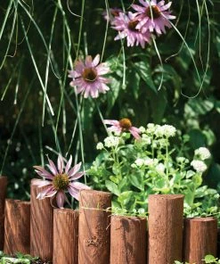 Greenes 3-ft Brown Wood Landscape Edging Section 9 Greenes 3-ft Brown Wood Landscape Edging Section -Garden Care Life Shop 03837745