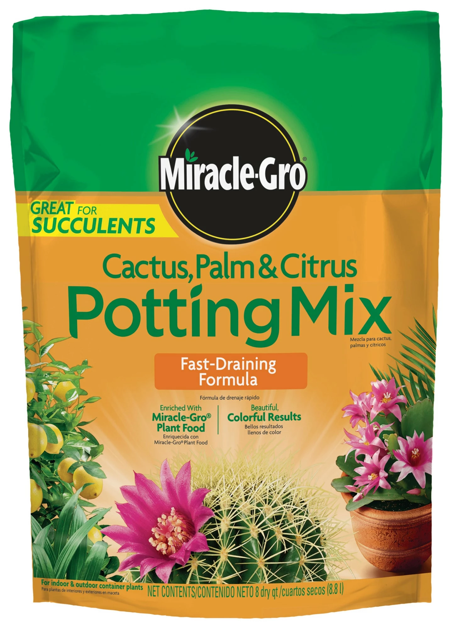 Miracle-Gro Soil & Soil Amendments 8-Quart Potting Soil Mix 1 Miracle-Gro Soil & Soil Amendments 8-Quart Potting Soil Mix