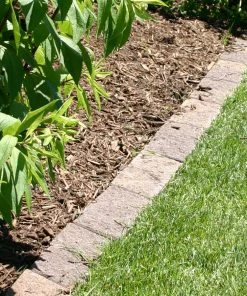 Thing Insignia 5-in L x 8-in W x 3-in H Concrete Straight Edging Stone 9 Thing Insignia 5-in L x 8-in W x 3-in H Concrete Straight Edging Stone -Garden Care Life Shop 07921842