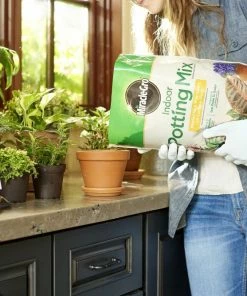 Miracle-Gro Soil & Soil Amendments Indoor 6-Quart Potting Soil Mix 10 Miracle-Gro Soil & Soil Amendments Indoor 6-Quart Potting Soil Mix -Garden Care Life Shop 08465713
