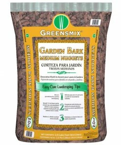 Greensmix Mulch 2-cu ft Natural Decorative Bark