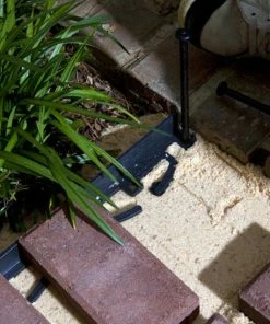 Thing Edging 8-Pack 8-in Black Plastic Paver Spike -Garden Care Life Shop 08789009