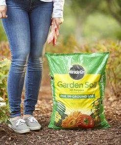 Miracle-Gro Soil & Soil Amendments All Purpose for In-Ground Use 2-cu ft Garden Soil -Garden Care Life Shop 09198112