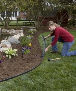 EasyFlex 100-ft Black Plastic Landscape Edging Roll 11 EasyFlex 100-ft Black Plastic Landscape Edging Roll -Garden Care Life Shop 09549142