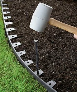 EasyFlex 40-ft Black Plastic Landscape Edging Roll -Garden Care Life Shop 09549146