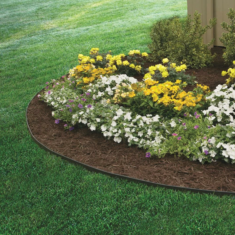 EasyFlex 100-ft Black Plastic Landscape Edging Roll 8 EasyFlex 100-ft Black Plastic Landscape Edging Roll - Image 8