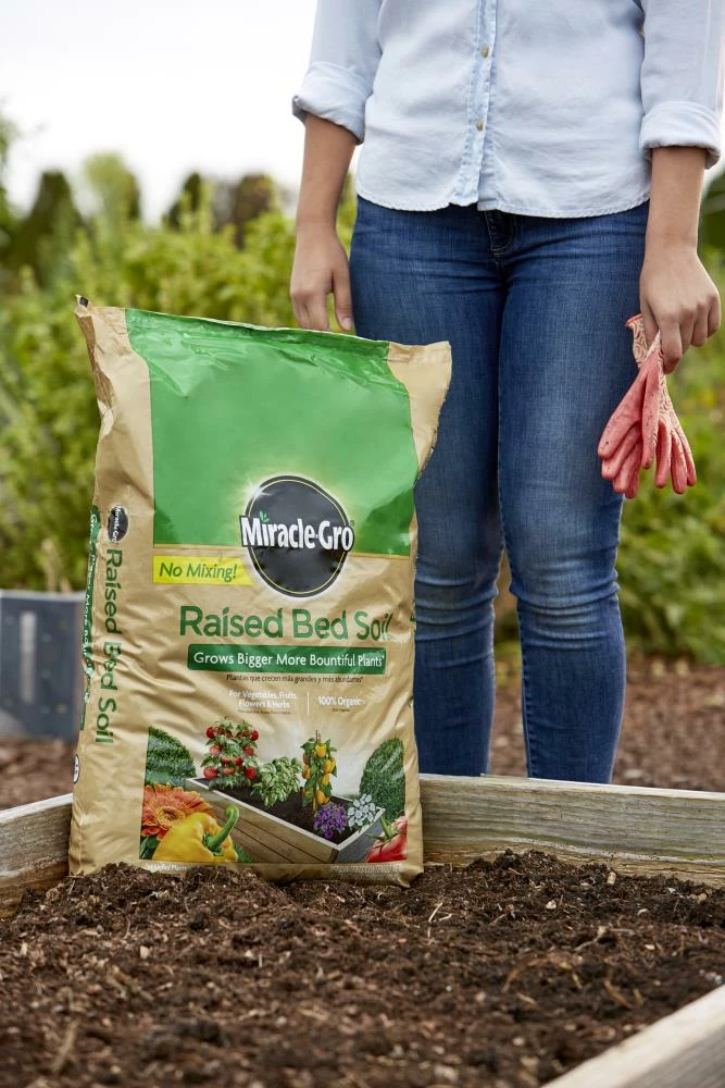 Miracle-Gro Soil & Soil Amendments 1.5-cu ft Organic Raised Bed Soil 5 Miracle-Gro Soil & Soil Amendments 1.5-cu ft Organic Raised Bed Soil - Image 5