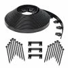 EasyFlex No-Dig 60-ft Black Plastic Landscape Edging Roll
