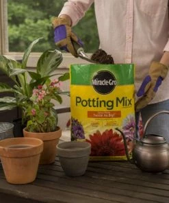 Miracle-Gro Soil & Soil Amendments All Purpose 25-Quart Potting Soil Mix -Garden Care Life Shop 12477366