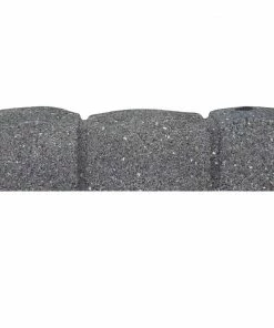 Multy Home Castle Stone Garden Border 4-ft Grey Rubber Landscape Edging Section -Garden Care Life Shop 14553343