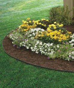 EasyFlex No-Dig 20-ft Black Plastic Landscape Edging Roll -Garden Care Life Shop 15395895