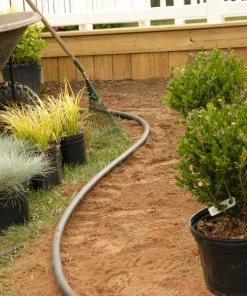 Expert Edge Professional-Grade 60-ft Black Plastic Landscape Edging Roll -Garden Care Life Shop 15423386