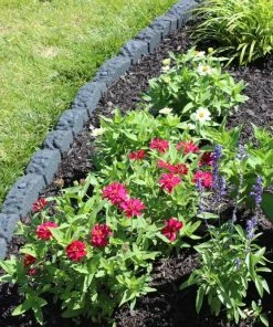 Rubberific 4-ft Gray Rubber Landscape Edging Section 17 Rubberific 4-ft Gray Rubber Landscape Edging Section -Garden Care Life Shop 15926914