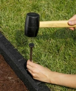 Rubberific 4-ft Black Rubber Landscape Edging Section 20 Rubberific 4-ft Black Rubber Landscape Edging Section -Garden Care Life Shop 15926961