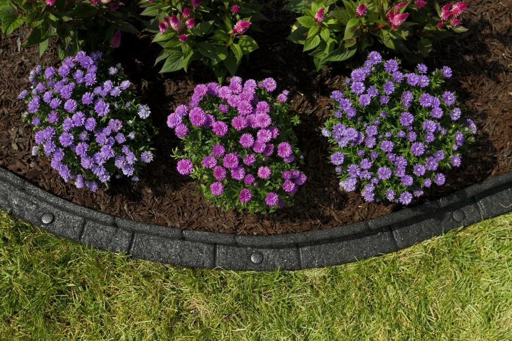 Rubberific 4-ft Black Rubber Landscape Edging Section 10 Rubberific 4-ft Black Rubber Landscape Edging Section - Image 10