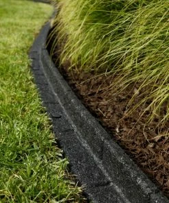 Rubberific 4-ft Black Rubber Landscape Edging Section 22 Rubberific 4-ft Black Rubber Landscape Edging Section -Garden Care Life Shop 15926963