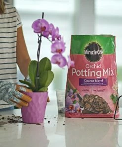 Miracle-Gro Soil & Soil Amendments Orchid 8-Quart Potting Soil Mix 14 Miracle-Gro Soil & Soil Amendments Orchid 8-Quart Potting Soil Mix -Garden Care Life Shop 16804205