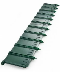 Greenscapes 3-ft Green Plastic Landscape Edging Section -Garden Care Life Shop 17707293