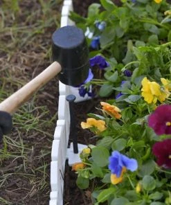 EasyFlex 8-Pack 10-ft White Plastic Landscape Edging Bundle 9 EasyFlex 8-Pack 10-ft White Plastic Landscape Edging Bundle -Garden Care Life Shop 40457084