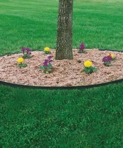 EasyFlex Heavy Duty No-Dig Landscape Edging Kit Black Landscape edging roll -Garden Care Life Shop 40596038