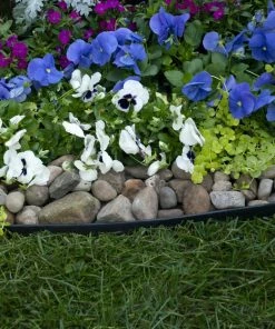 EasyFlex Heavy Duty No-Dig Landscape Edging Kit Black Landscape edging roll -Garden Care Life Shop 40596039