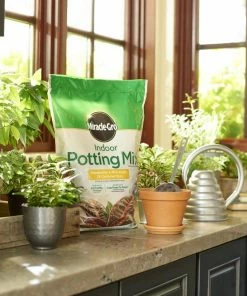 Miracle-Gro Soil & Soil Amendments Indoor 6-Quart Potting Soil Mix 12 Miracle-Gro Soil & Soil Amendments Indoor 6-Quart Potting Soil Mix -Garden Care Life Shop 41418555