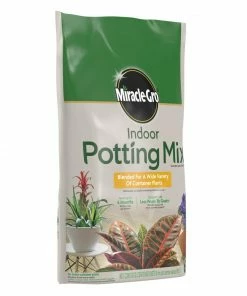 Miracle-Gro Soil & Soil Amendments Indoor 6-Quart Potting Soil Mix 13 Miracle-Gro Soil & Soil Amendments Indoor 6-Quart Potting Soil Mix -Garden Care Life Shop 41418557