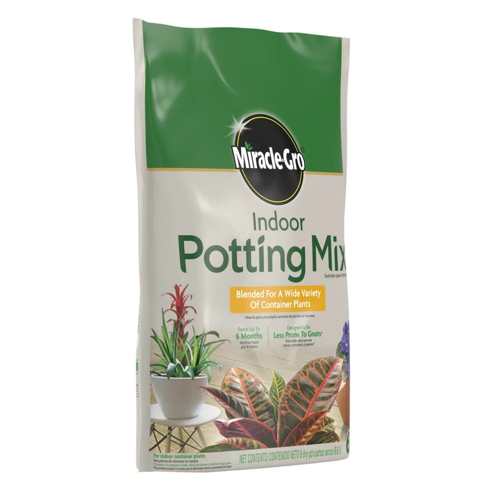 Miracle-Gro Soil & Soil Amendments Indoor 6-Quart Potting Soil Mix 6 Miracle-Gro Soil & Soil Amendments Indoor 6-Quart Potting Soil Mix - Image 6