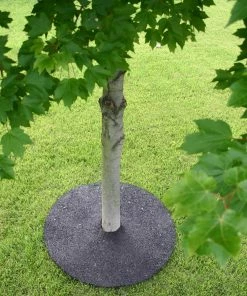 Rubberific Mulch Brown Recycled Rubber Rubber 24-in Tree Ring -Garden Care Life Shop 43551617 scaled