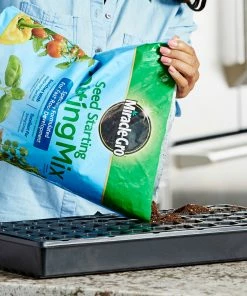 Miracle-Gro Soil & Soil Amendments Seed Starting Potting Mix 2-Pack 8-Quart Potting Soil Mix -Garden Care Life Shop 44003992